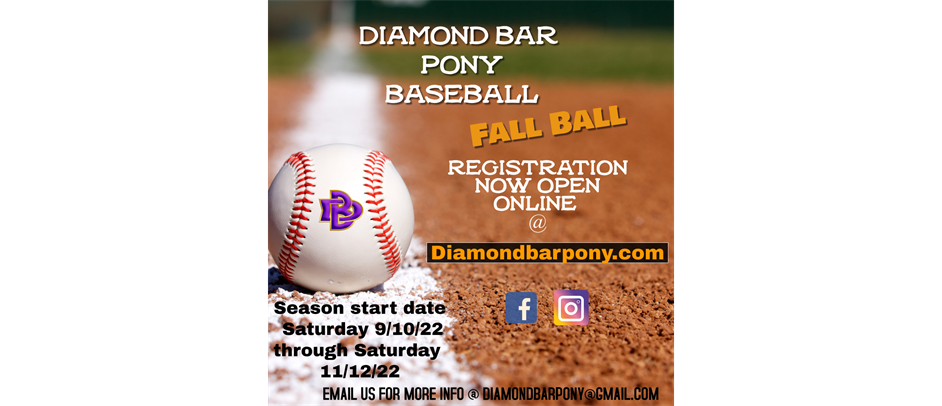 FALL BALL REGISTRATION IS NOW OPEN