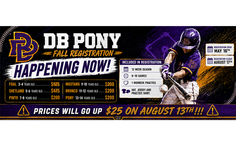Ready for Fall Ball? Sign up Today!