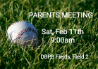 Parents Meeting Feb 11th