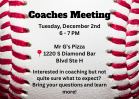 Coaches Meeting 12/2